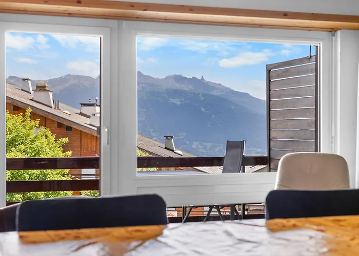 Saturne 103 Sur La Place Du Village A Lägenhet Anzère