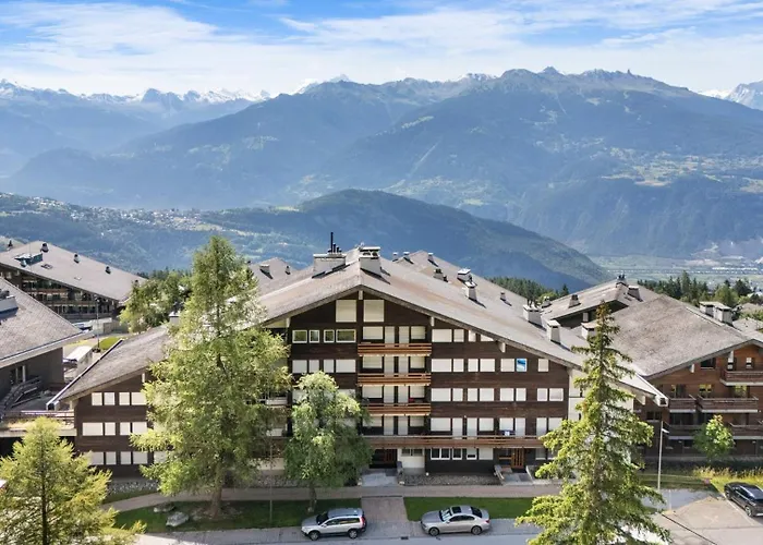 Lägenhet Saturne 103 Sur La Place Du Village A Anzère